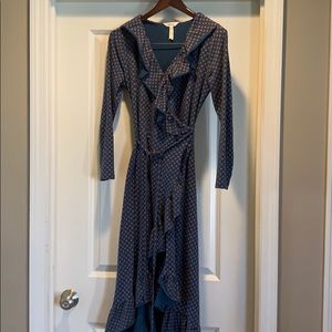 Matilda Jane Reunion wrap dress teal S small